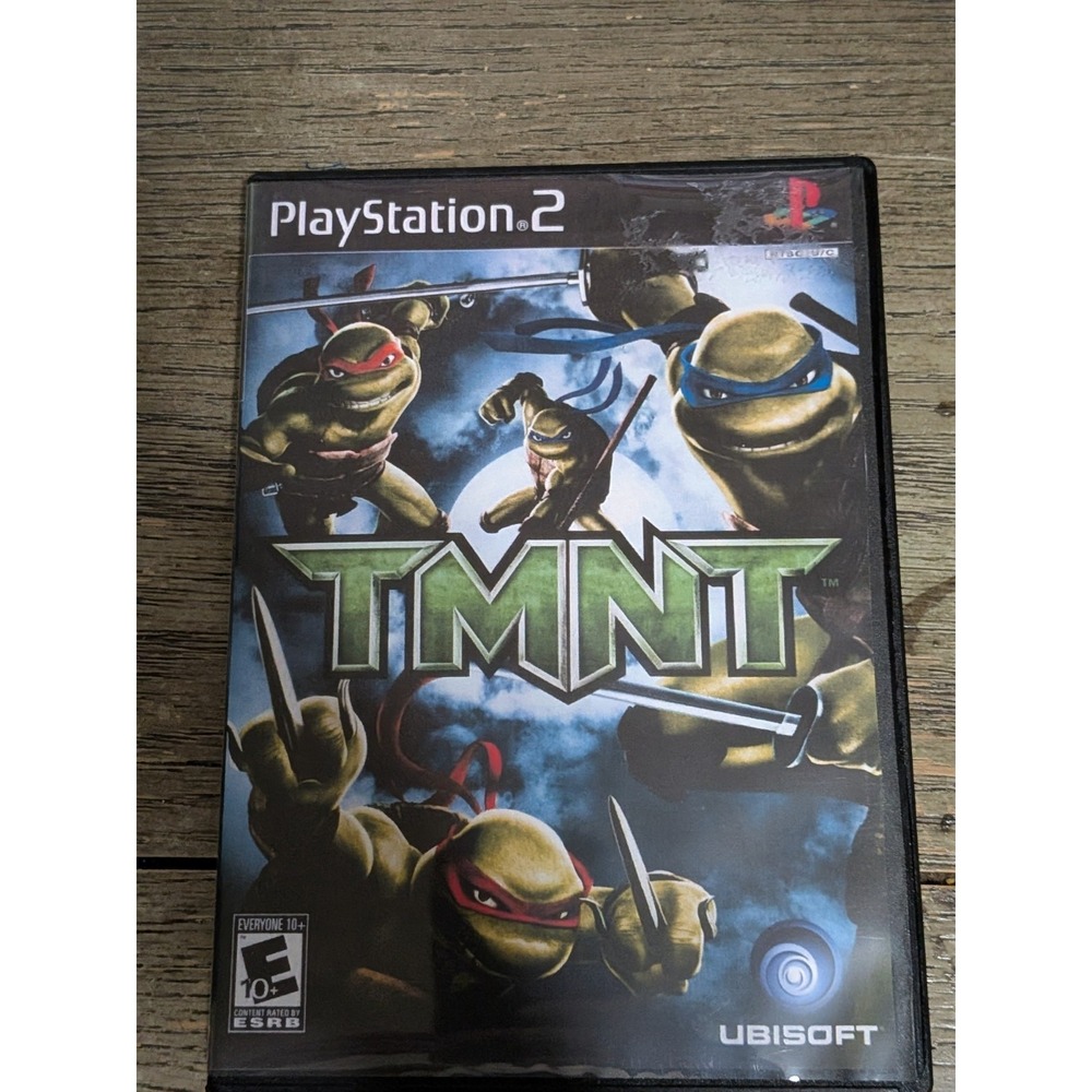 TMNT Ninja Turtles (Sony PlayStation 2, 2007) PS2 No Manual Black Label Tested